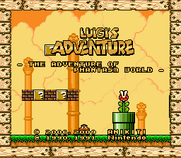 Luigi's Adventure - Adventure of Phantasm World